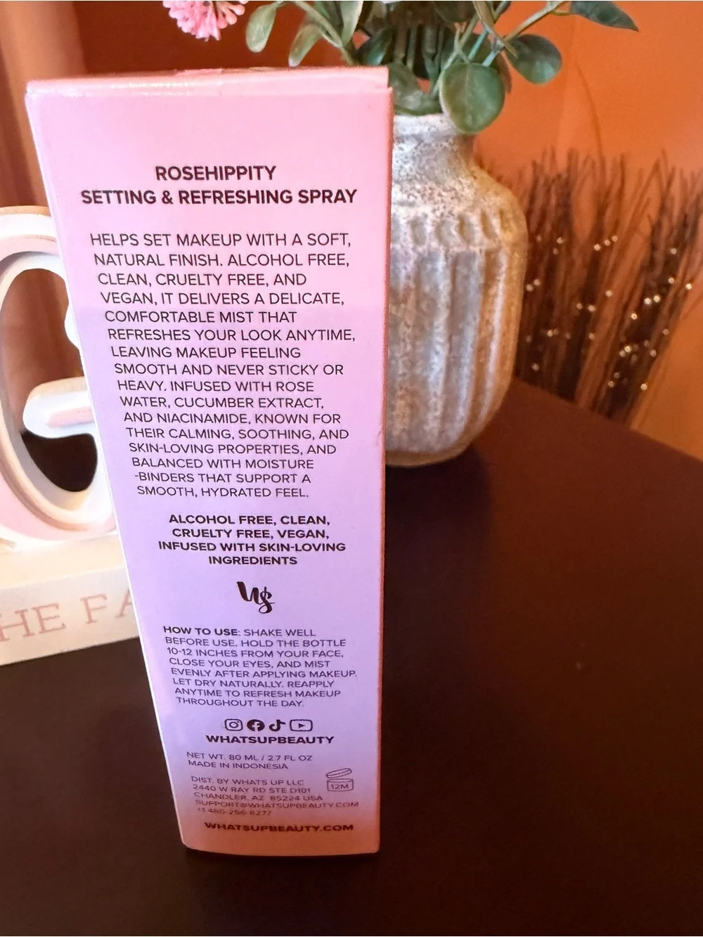 Rosehippity Setting & Refreshing Spray — Pink